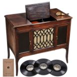 Schrankgrammophon Edison Diamond Disc Modell BC-34, ab 1922"Baby Console", für Edison-