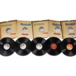 49 Schellackplatten des Cornel-Trios, 1950er Jahre45 Aufnahmen auf Amiga-Label des VEB Deutsche