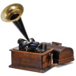 Edison Standard Phonograph Modell B, um 1905Für 2- und 4-Minuten-Walzen, Serien-Nr. S365626,