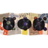 50 Schellackplatten mit lustigen und kuriosen Titeln, um 1925-19551) Spezialplatte "Grammophon"