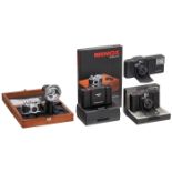 Minox "Classic Camera" Leica IIIf und 3 KleinbildkamerasMinox, Gießen. 1) Minox 8 x 11 mm in Leica