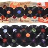 145 Schellackplatten "Deutsche Tanzmusik mit Gesang", um 1930-50Interpreten unter anderen: Giusto-