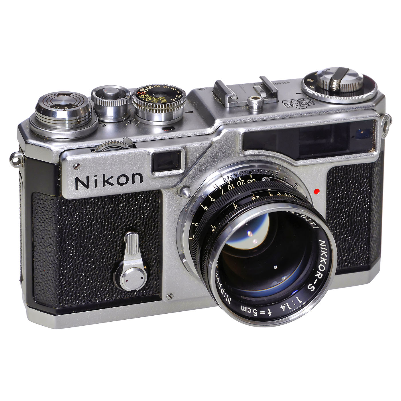 Interessante Nikon SP AusrüstungNippon Kogaku, Japan. 1) Nikon SP, Nr. 6218052, Verschluß läuft, - Image 2 of 2