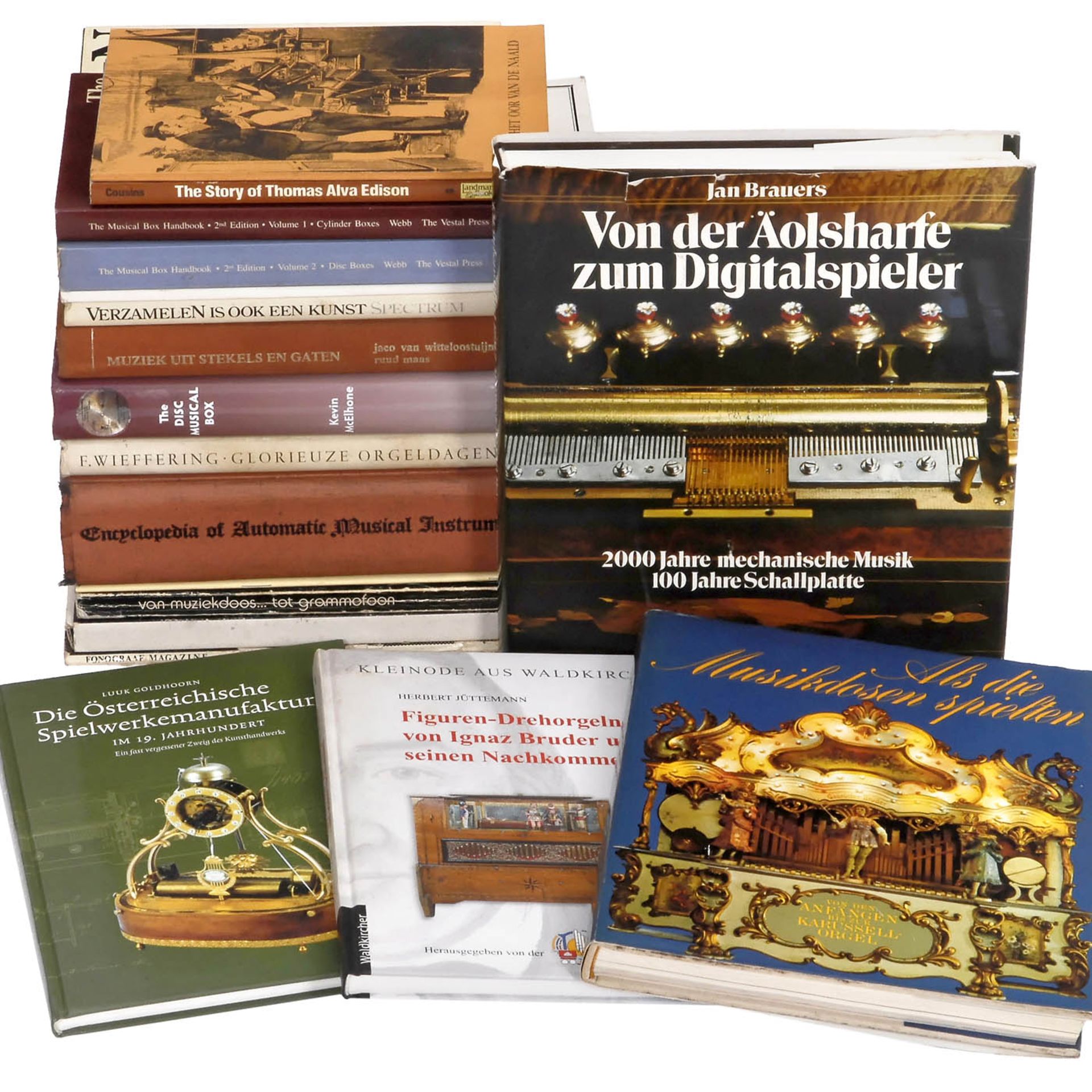 Bücher und Zeitschriften über mechanische Musikinstrumente und Grammophone 1) "Encyclopedia of
