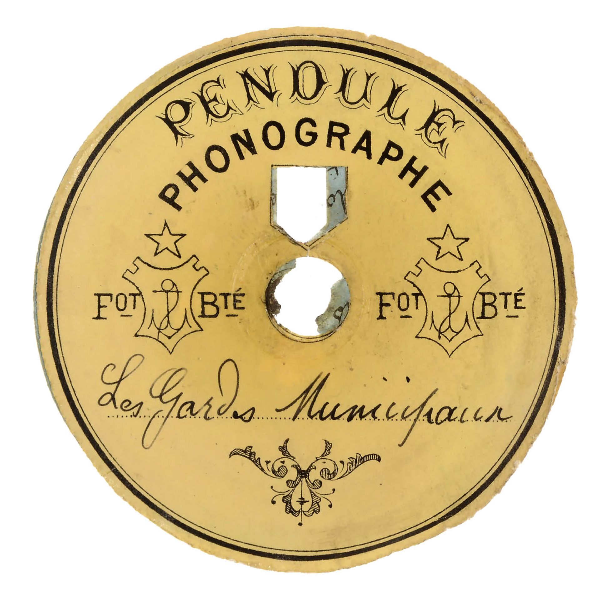 Phonographenwecker von Lioret und Farcot, 1895 Seltener französischer Phonograph "Le Merveilleux" - Image 5 of 6