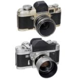 Alpa Mod. 5 und Alpa Mod. 9d Pignons, Schweiz. 1) Alpa Reflex 9d, Nr. 46571, 1964, mit Kern-Macro-