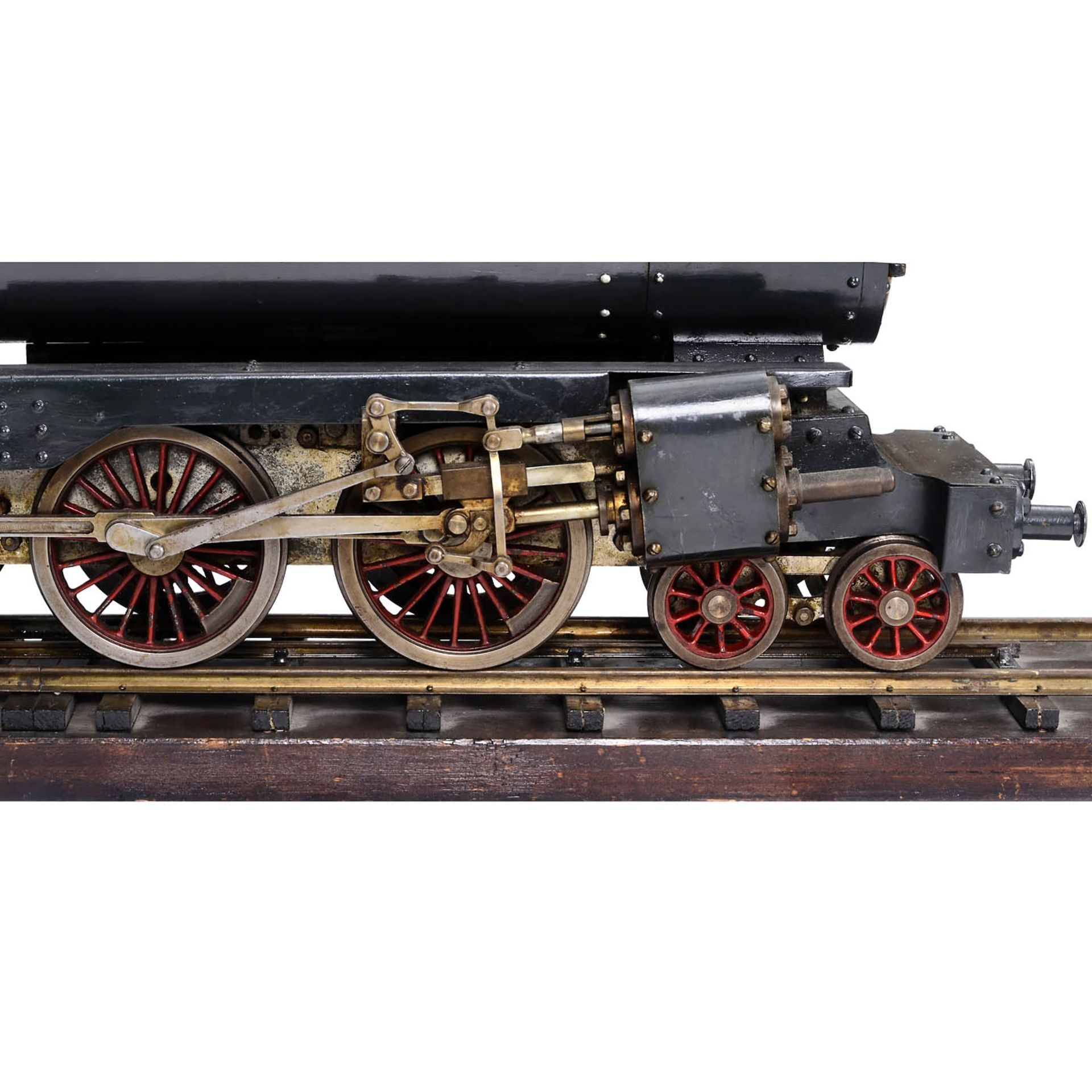 Schlepptender-Dampflokomotive im Maßstab 1:20,3, um 1950 Spurweite F (70,64 mm) nach Norm der - Image 4 of 5