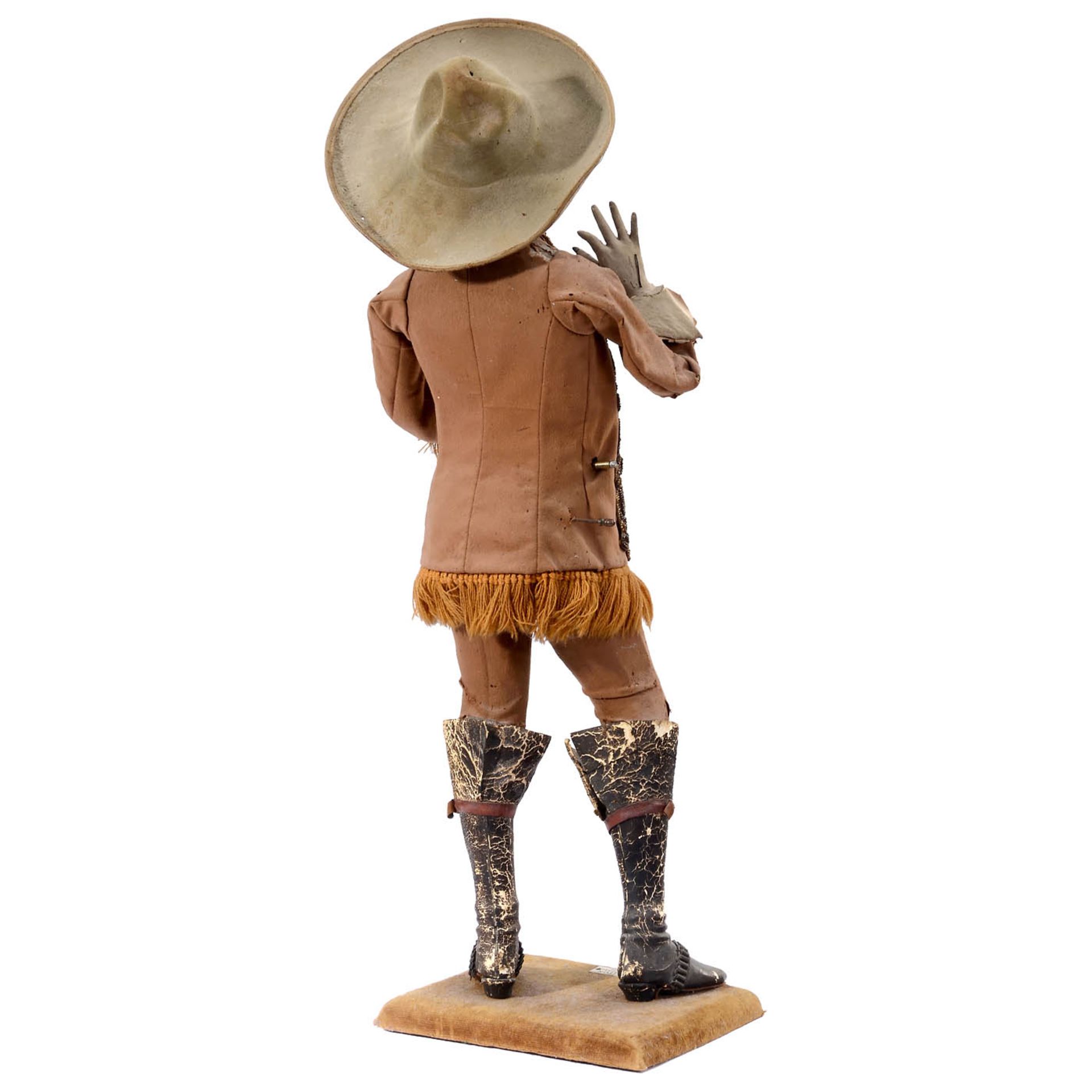 Seltener Raucher-Automat "Buffalo Bill" von Vichy, um 1890 Mit Papiermaché-Kopf, kantiges Profil, - Image 7 of 7