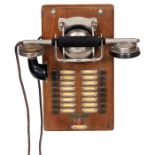 Haustelephon von Siemens & Halske, um 1918 Linienwähler für 16 Anschlüsse, Nr. 088285,
