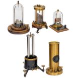 5 wissenschaftliche Instrumente, um 1890 1) Spiegelgalvanometer, Nalder Bros & Co, Westminster,