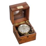 Schiffschronometer von Kelvin, White & Hutton, um 1910 England, Nr. 5186. Dreiteiliger