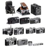 11 deutsche und 3 weitere Kameras, ab 1938 1) Voigtländer Vitessa Typ 3, Ultron 2/50 mm, lange