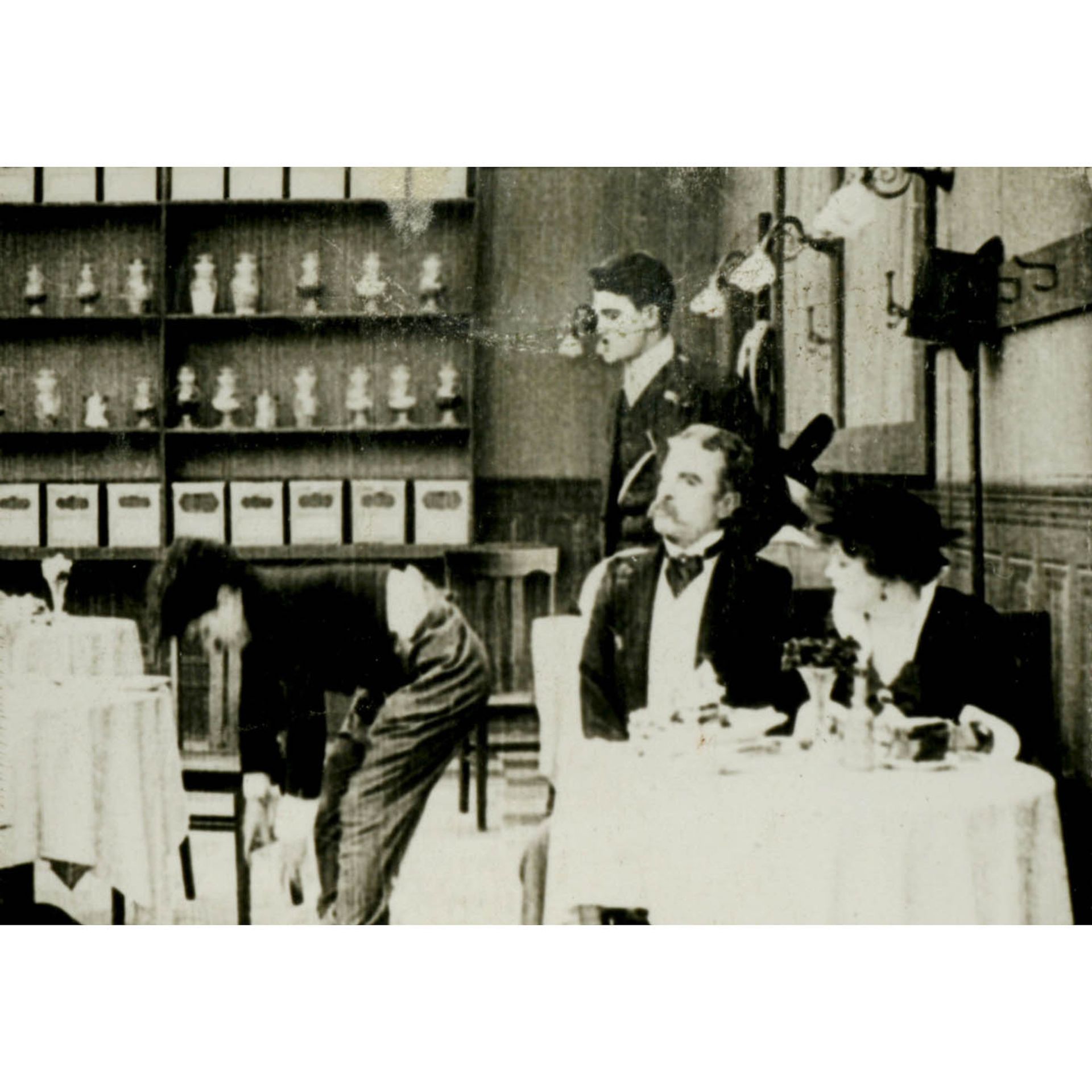 Original-Mutoscope-Rolle Charlie Chaplin"The Dumb Waiter", um 1920 Nr. 7177, The Mutoscope Reel - Image 4 of 10