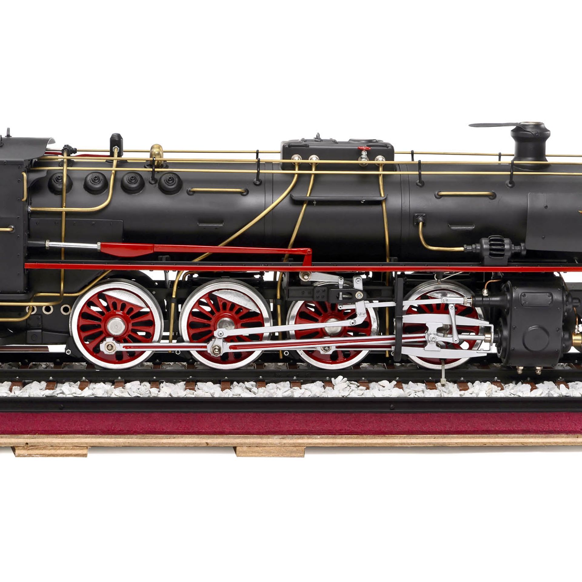3,5-Zoll-Schlepptender-Dampflokomotive D 52015 Modell der indonesischen Dampflok im Maßstab 1:16, - Image 4 of 5