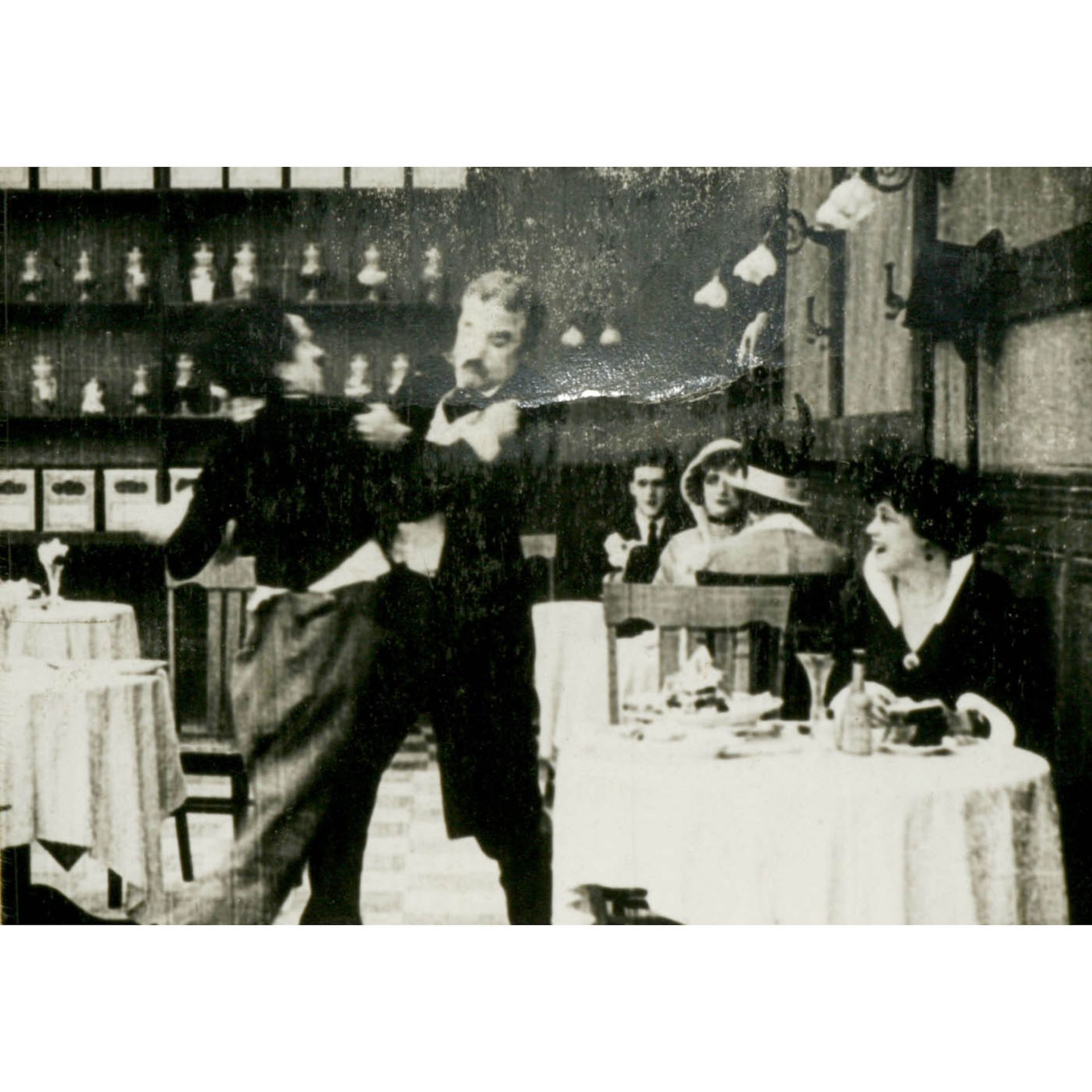 Original-Mutoscope-Rolle Charlie Chaplin"The Dumb Waiter", um 1920 Nr. 7177, The Mutoscope Reel - Image 6 of 10