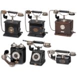 Six German Telephones