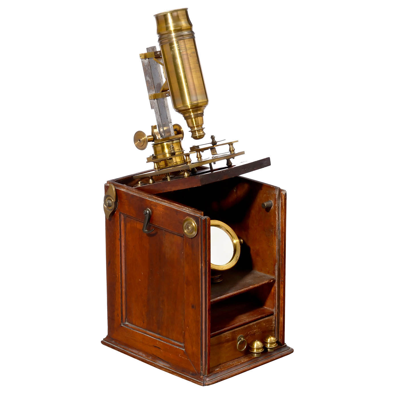 French Box Microscope, c. 1760 - Image 6 of 9