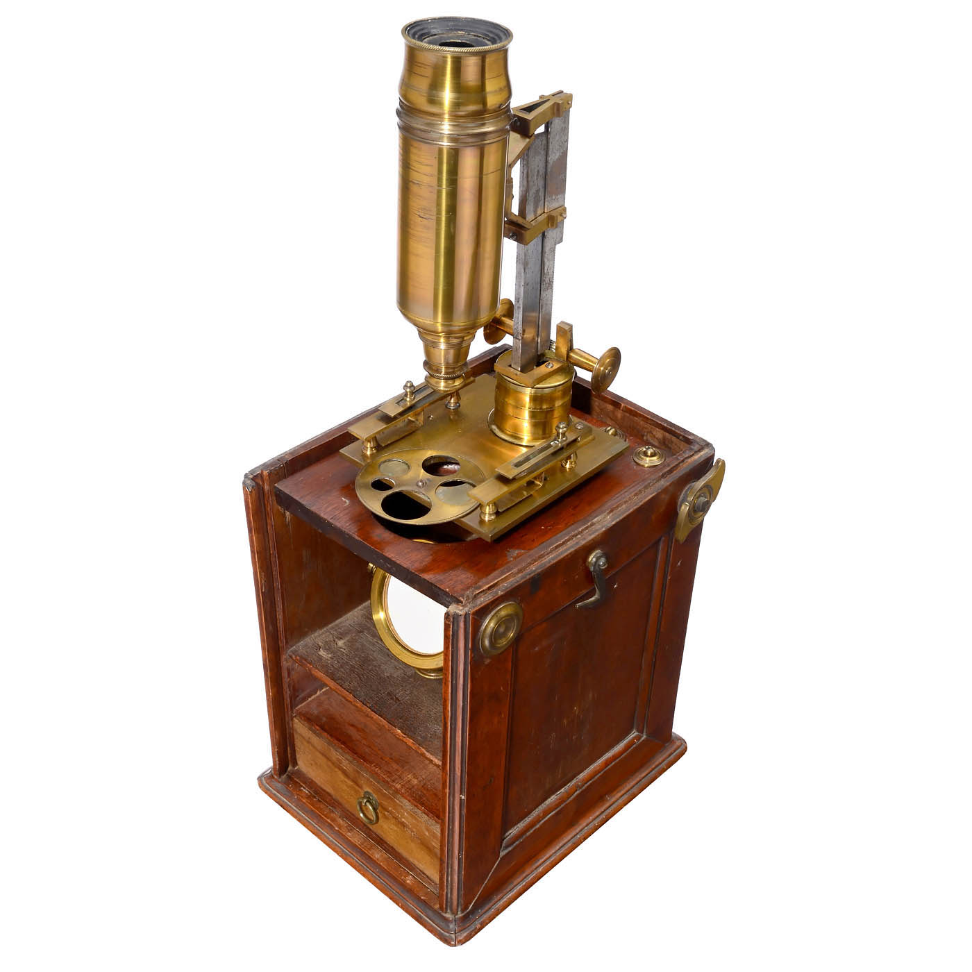 French Box Microscope, c. 1760 - Image 7 of 9