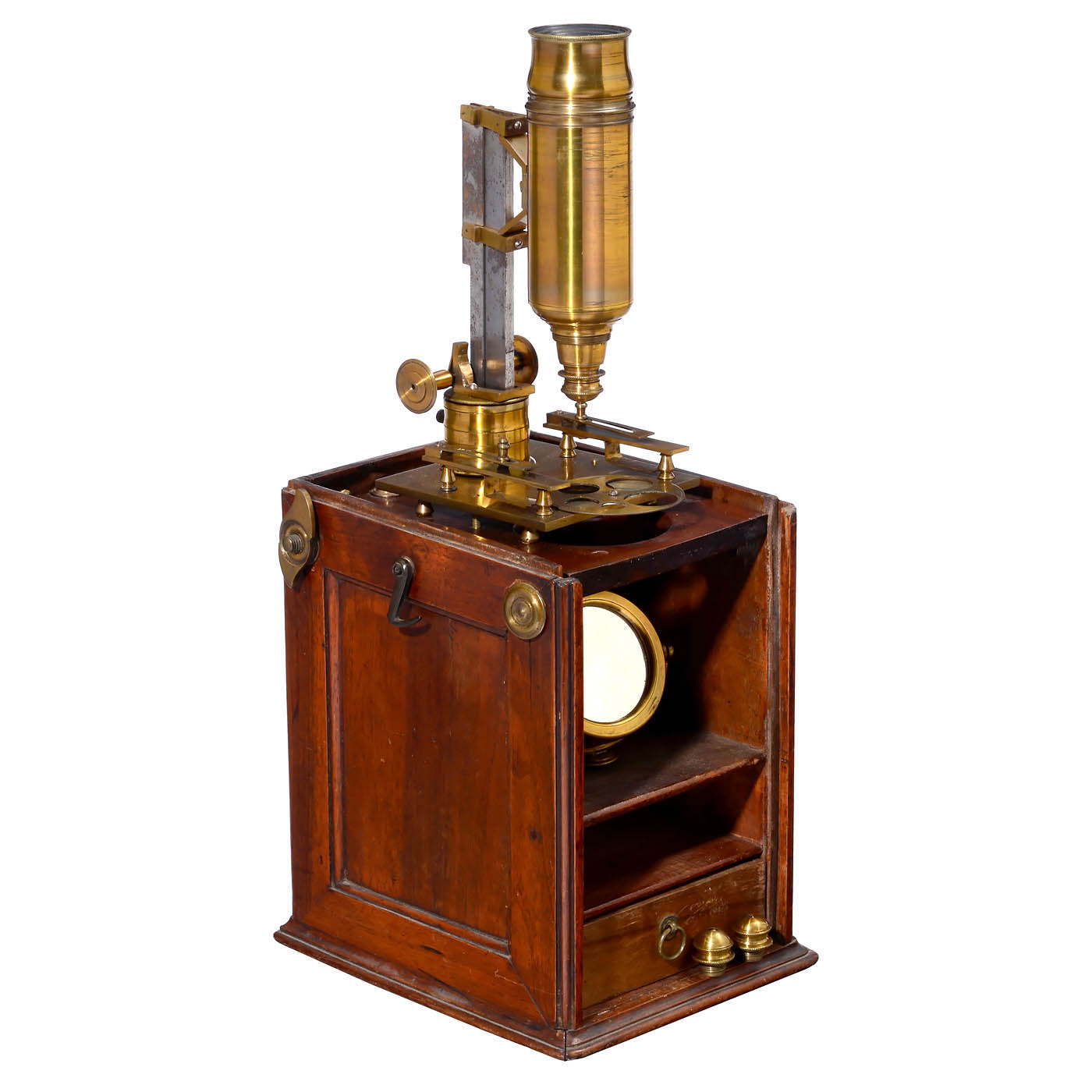 French Box Microscope, c. 1760 - Image 5 of 9