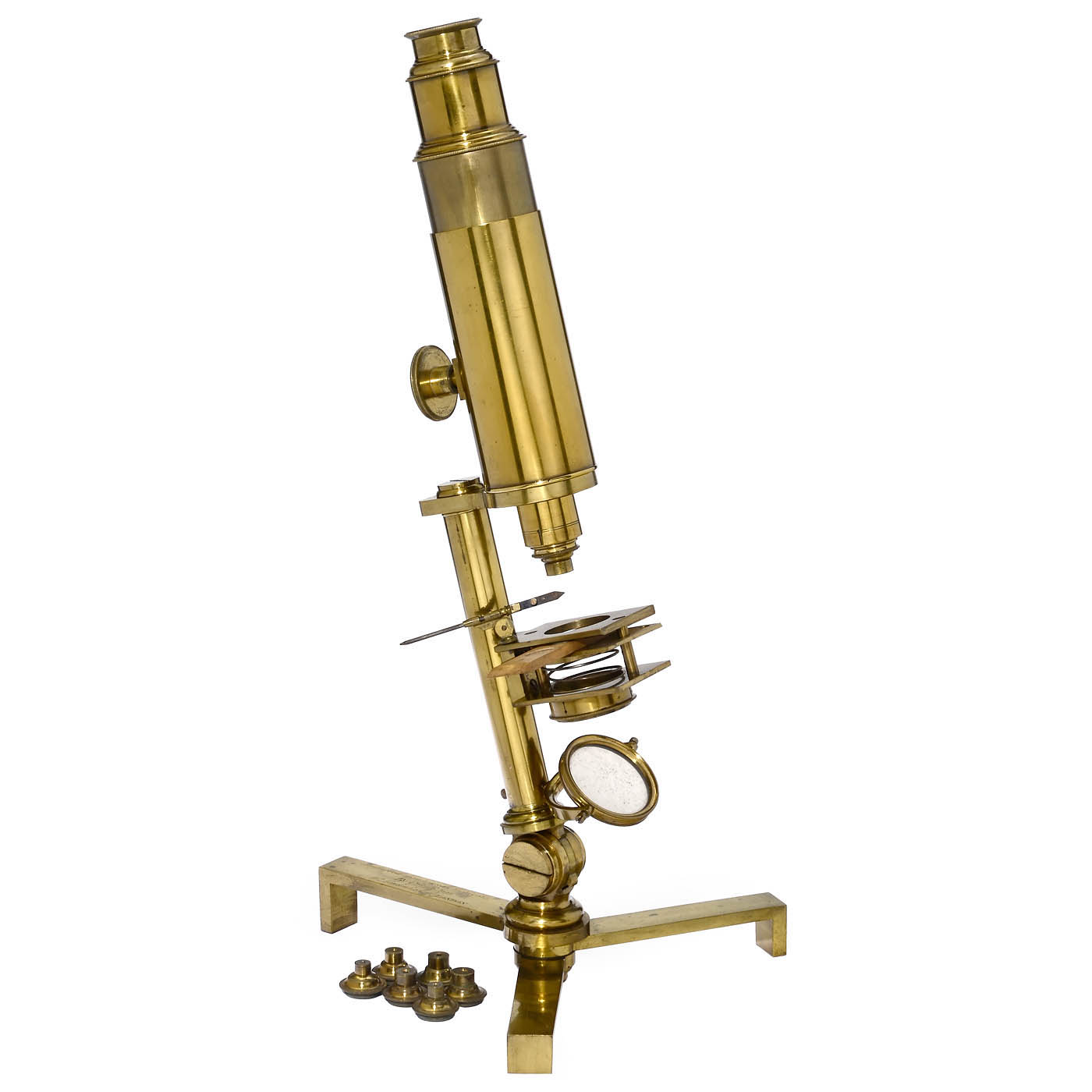 Monocular Compound Microscope by Crichton, c. 1840