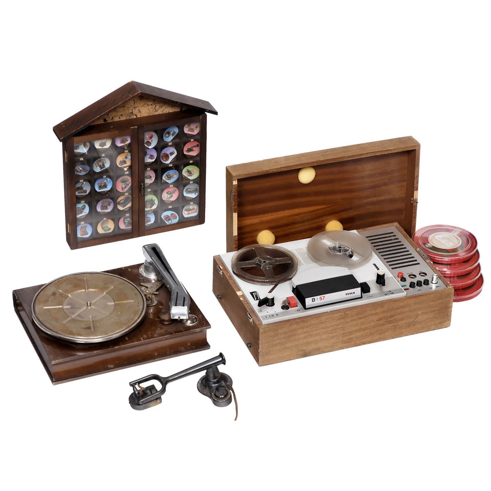 Record Players, Record Cleaning Machine, Horns and More - Image 5 of 6