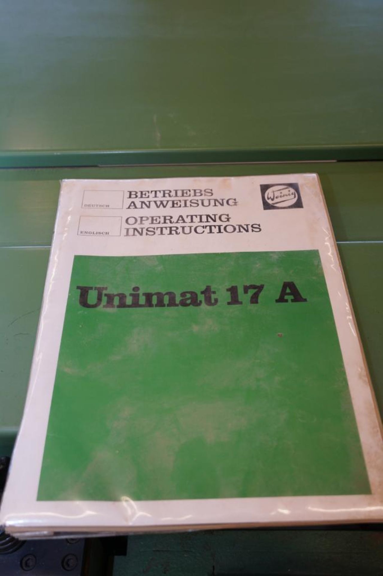 1986 Weinig Unimat 17A 5 Head Molder - Image 36 of 36