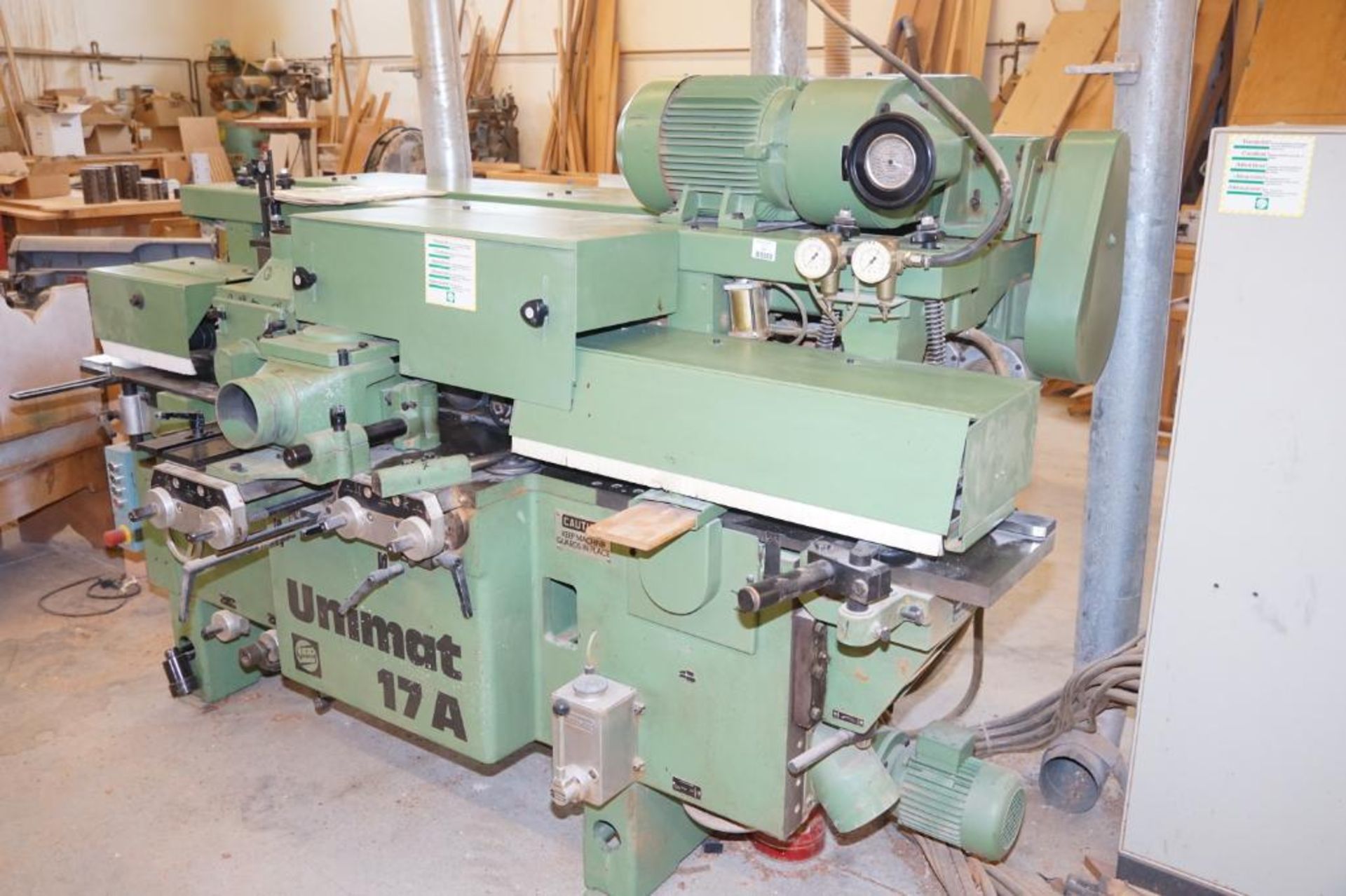 1986 Weinig Unimat 17A 5 Head Molder - Image 2 of 36