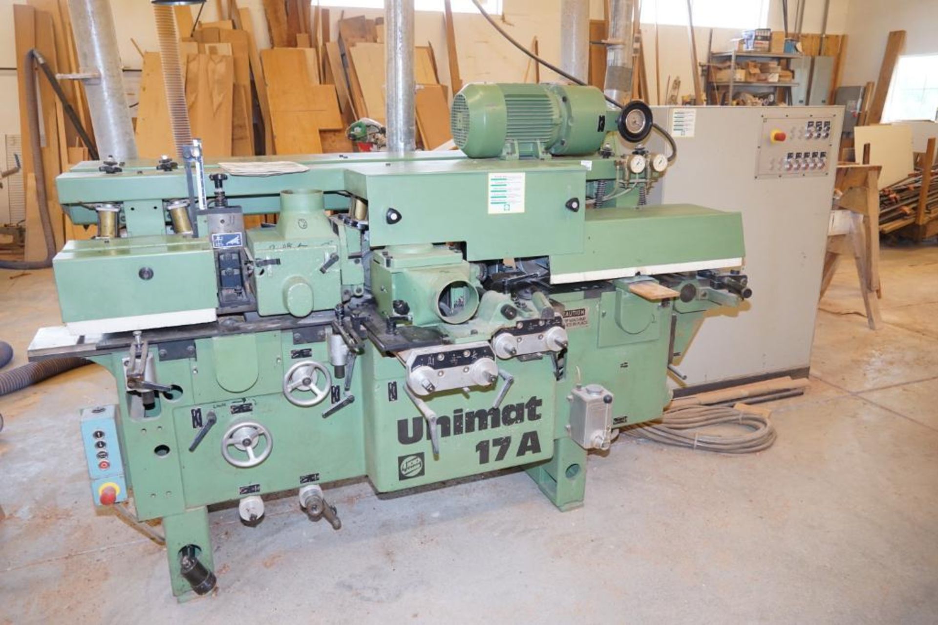 1986 Weinig Unimat 17A 5 Head Molder