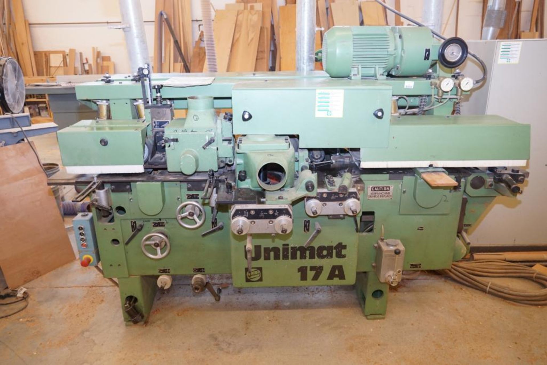 1986 Weinig Unimat 17A 5 Head Molder - Image 4 of 36