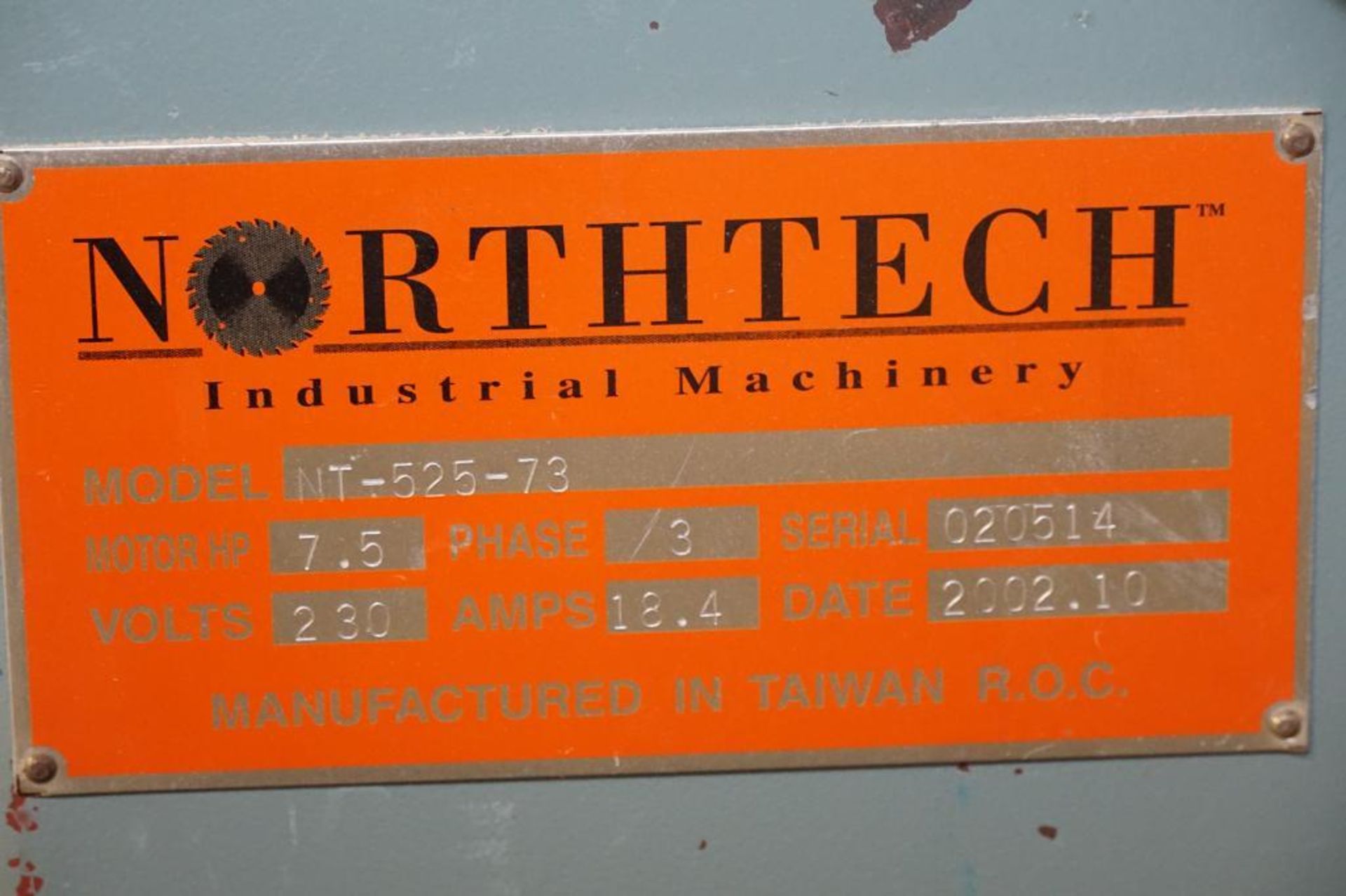 Northtech Variable Speed Single Arbor Shaper - Image 7 of 7