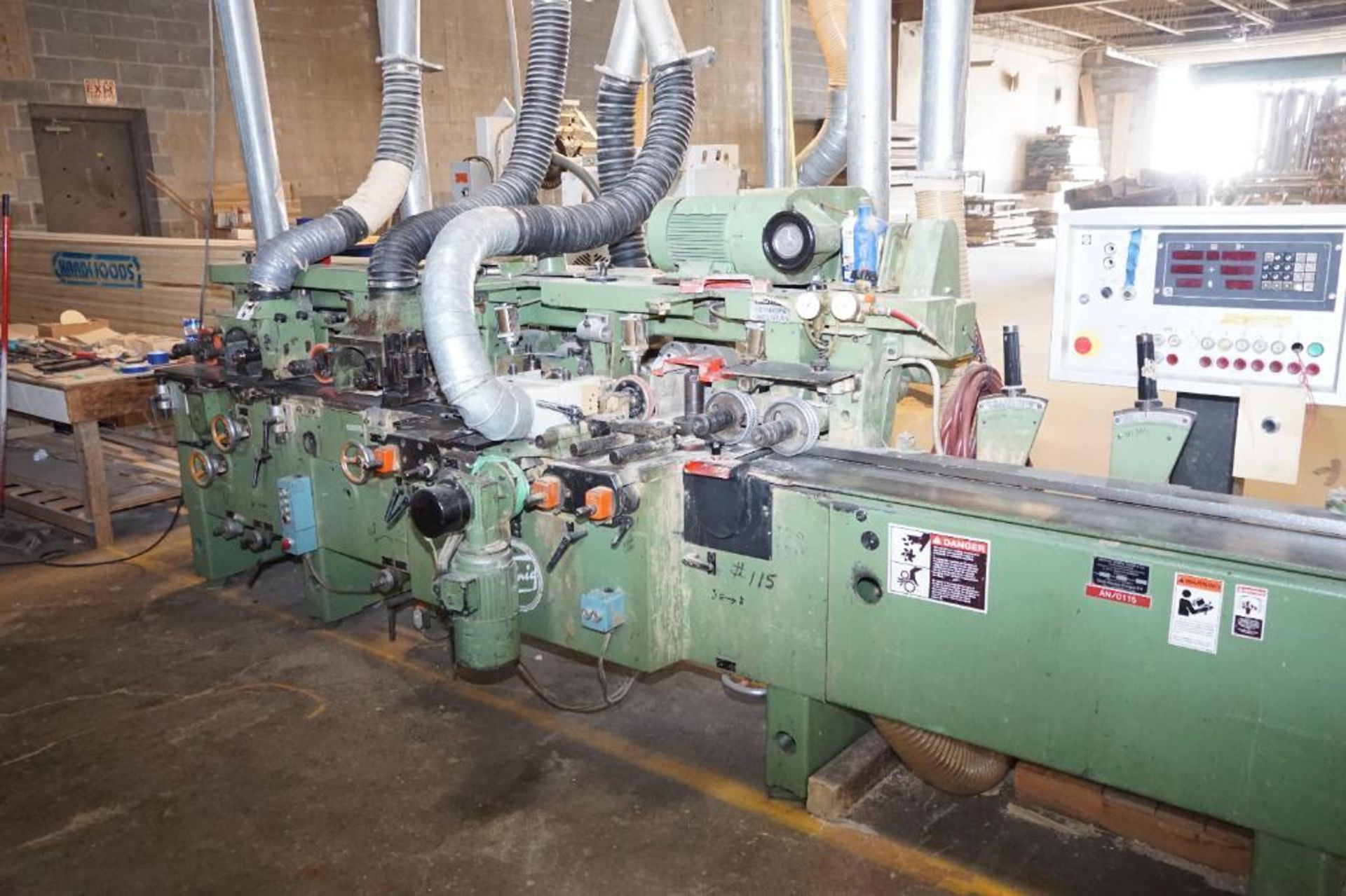 1984 Weinig U17A 7 Head Moulder - Image 2 of 17