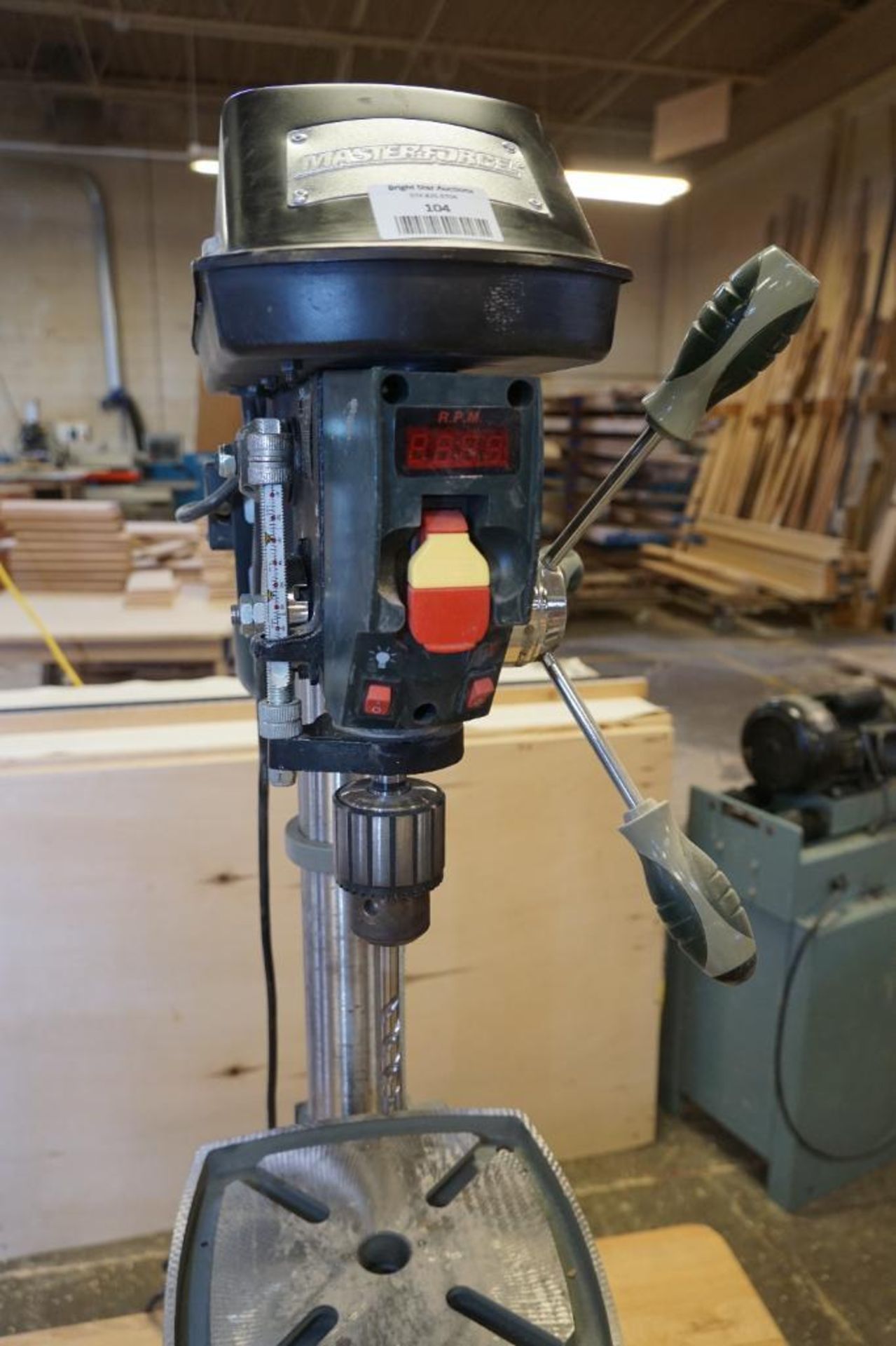 Masterforce 12 in. Bench Drill Press with Laser - Image 9 of 9