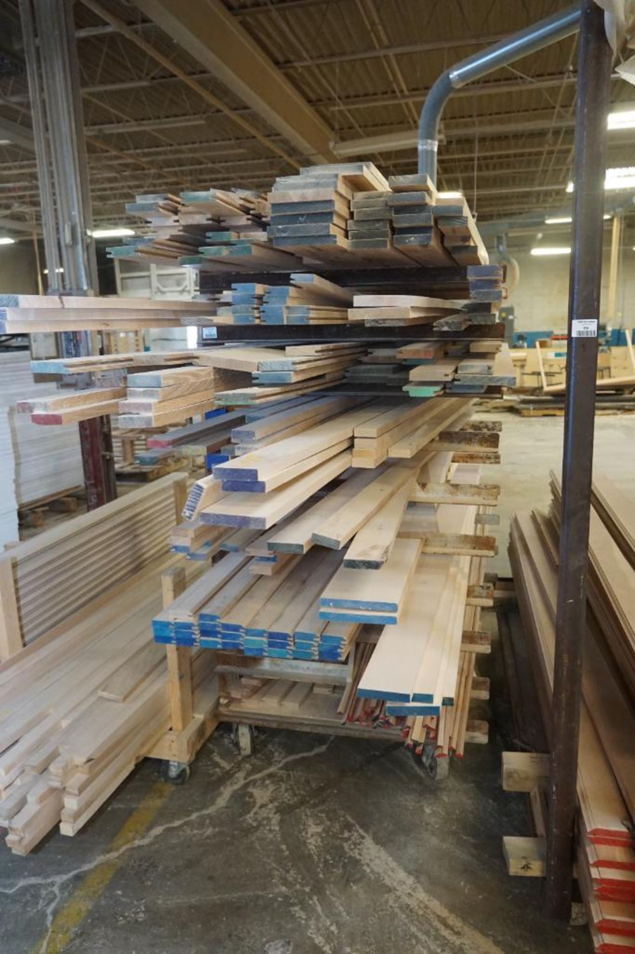 Lumber Rack and Contents
