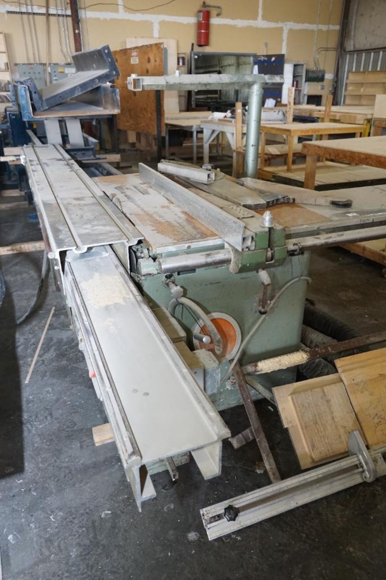 9' Holtz-Her Sliding Table Saw - Image 6 of 13