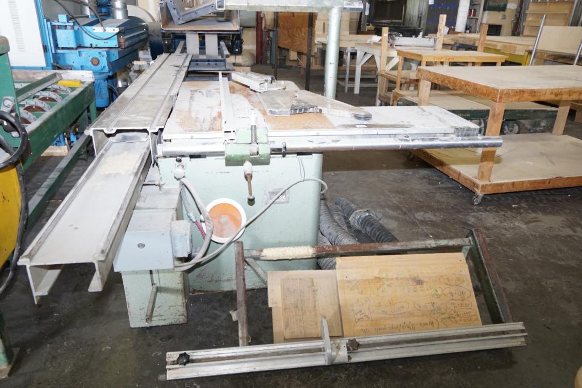 9' Holtz-Her Sliding Table Saw - Image 2 of 13