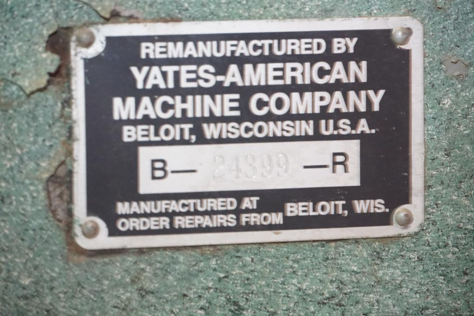 Yates-American G-50 Planer - Image 5 of 9