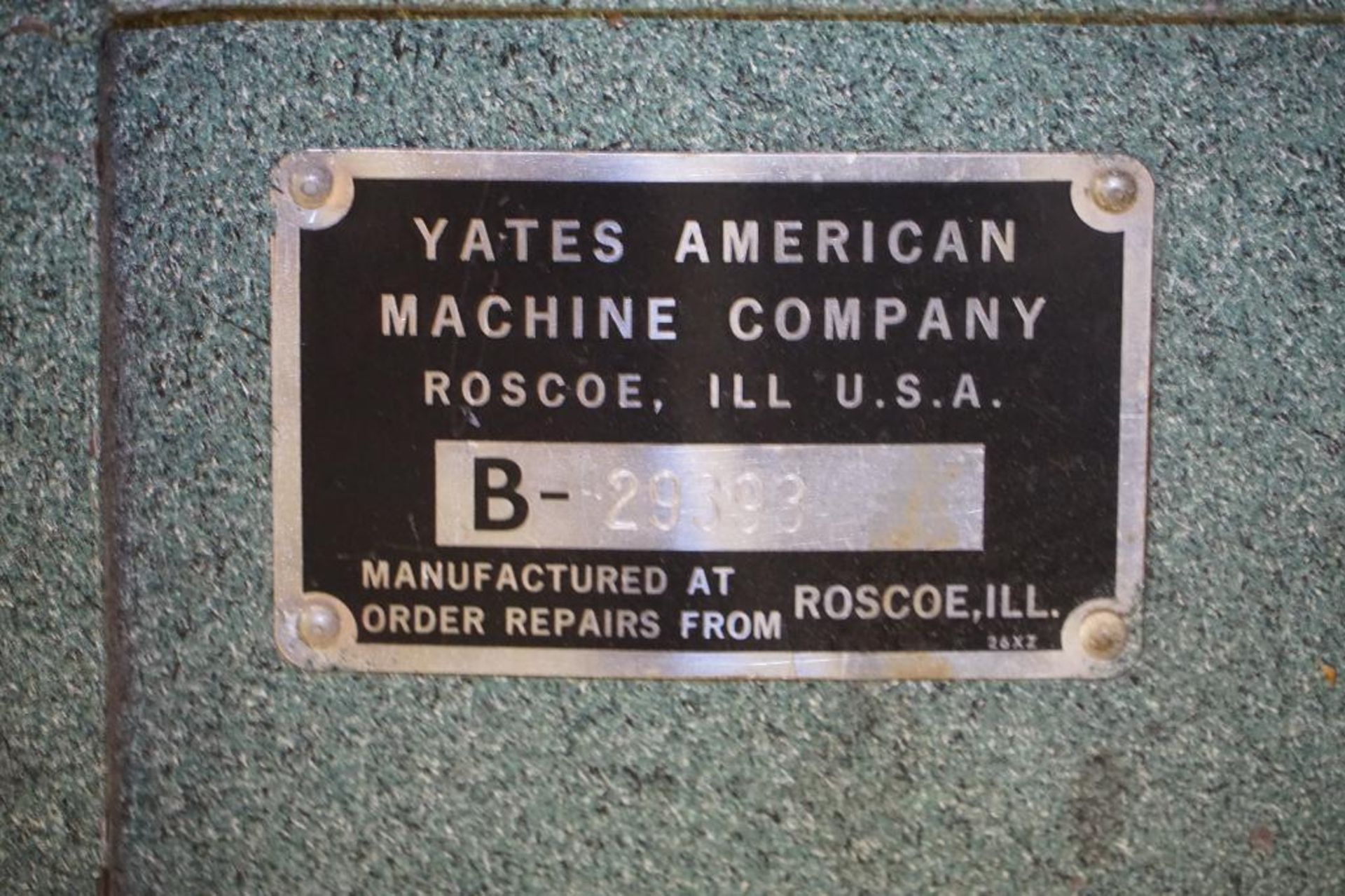 Yates American Profile Grinder - Image 4 of 6