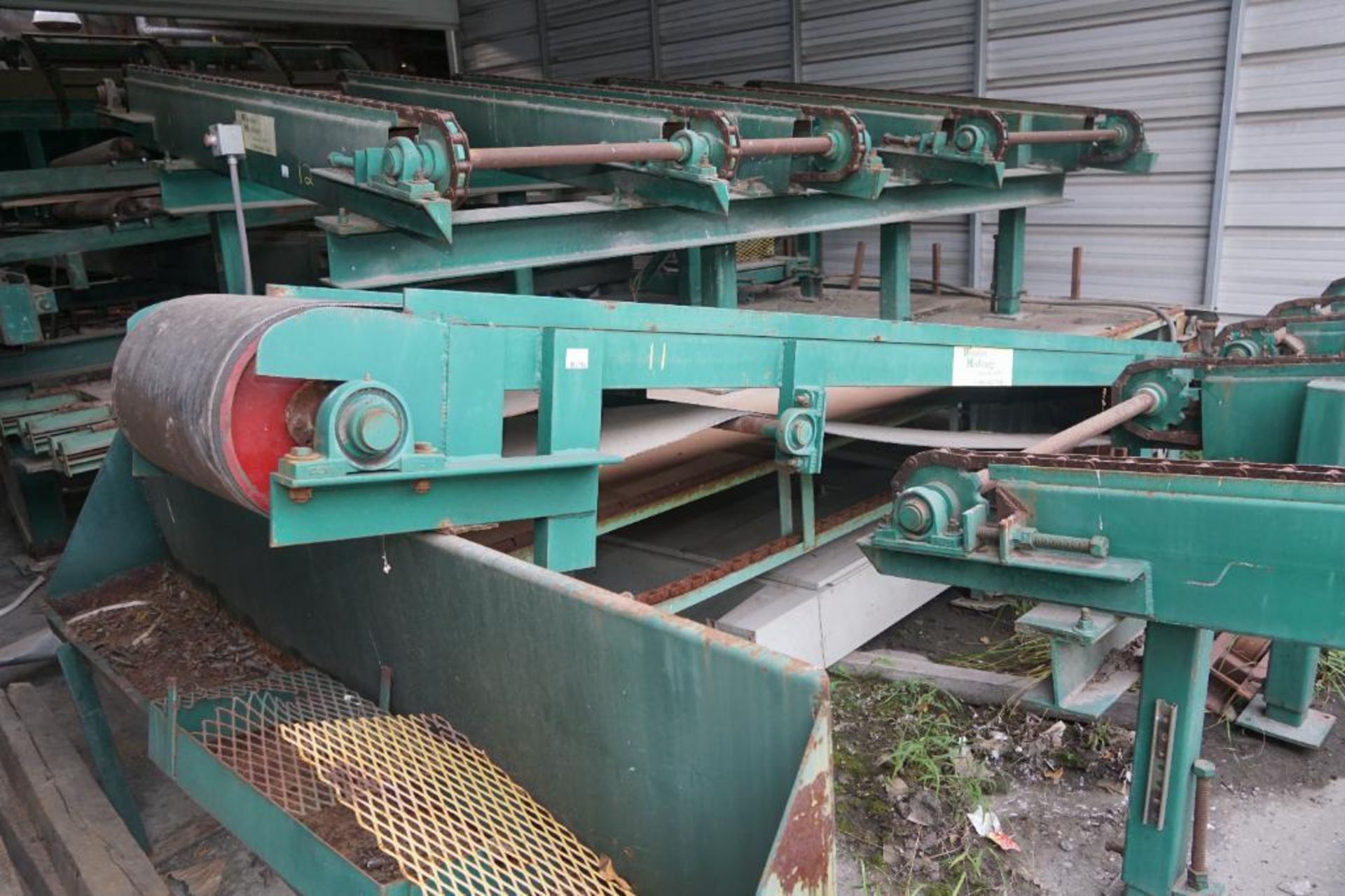 Winston Machinery stick removal Belt Conveyor