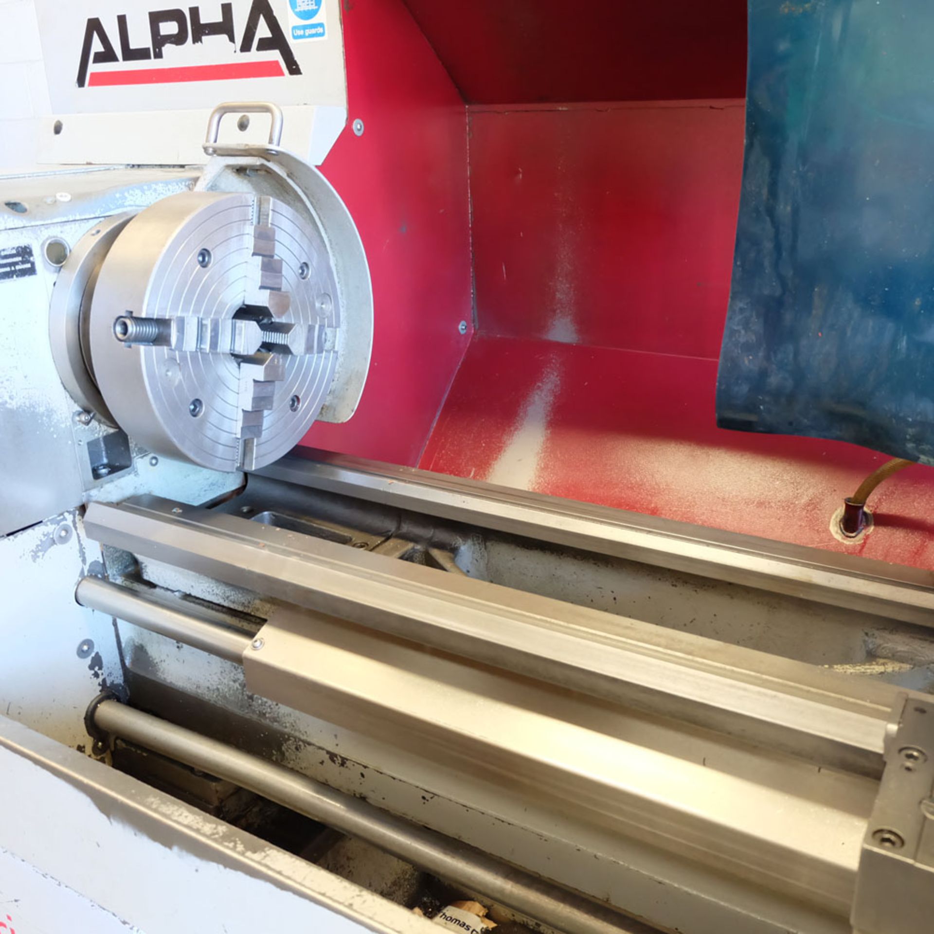 Harrison Alpha 400 CNC Lathe. Swing Over Bed: 400mm. Between Centres: 1250mm. Speeds: 15-2500rpm. - Image 3 of 8