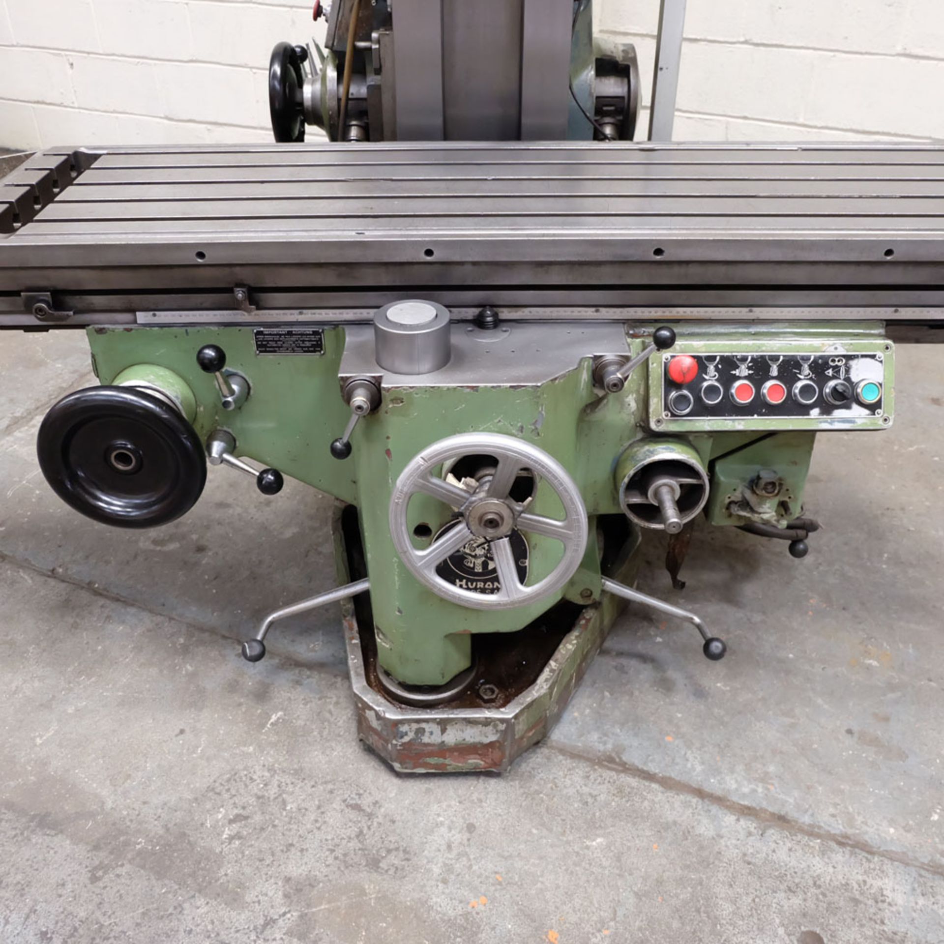 Huron NU5 Toolroom Universal Milling Machine. Table Size: 1635mm x 460mm. Taper: 50 ISO. 3 Axis DRO. - Image 3 of 6