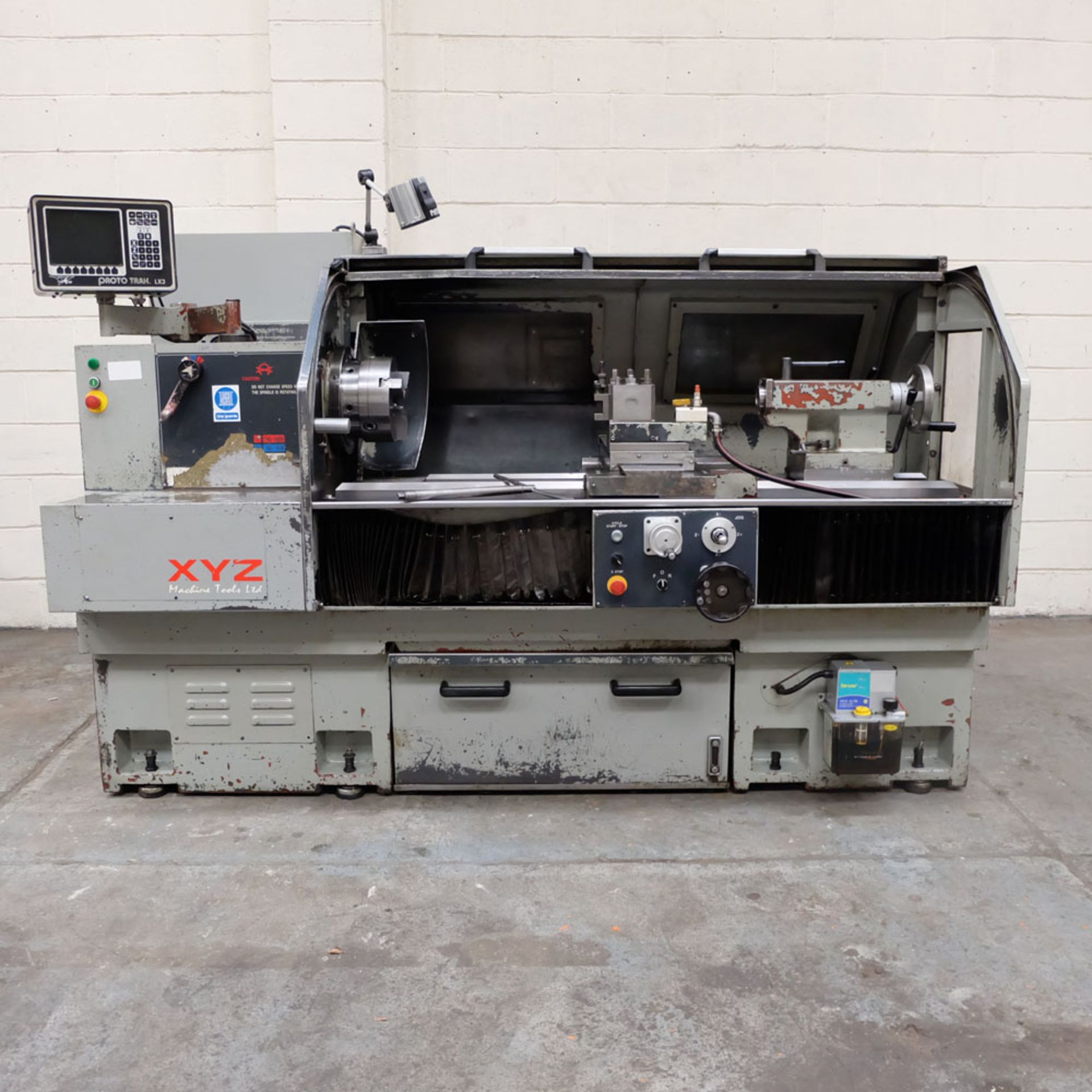 XYZ Proturn 420 Model L480 CNC Lathe with ProtoTrak LX3 Control.Swing Over Bed: 480mm.