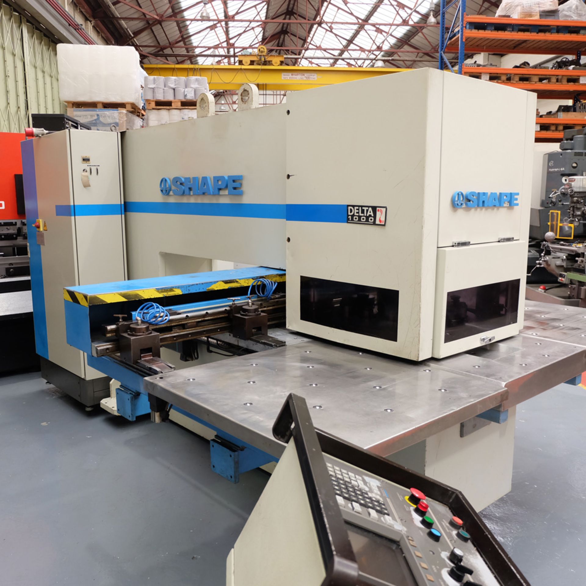 LVD SHAPE Model Delta 1000 Thick CNC Punching Machine.With Fanuc MNC 4000 Control.Capacity: 20 Tons. - Image 6 of 19