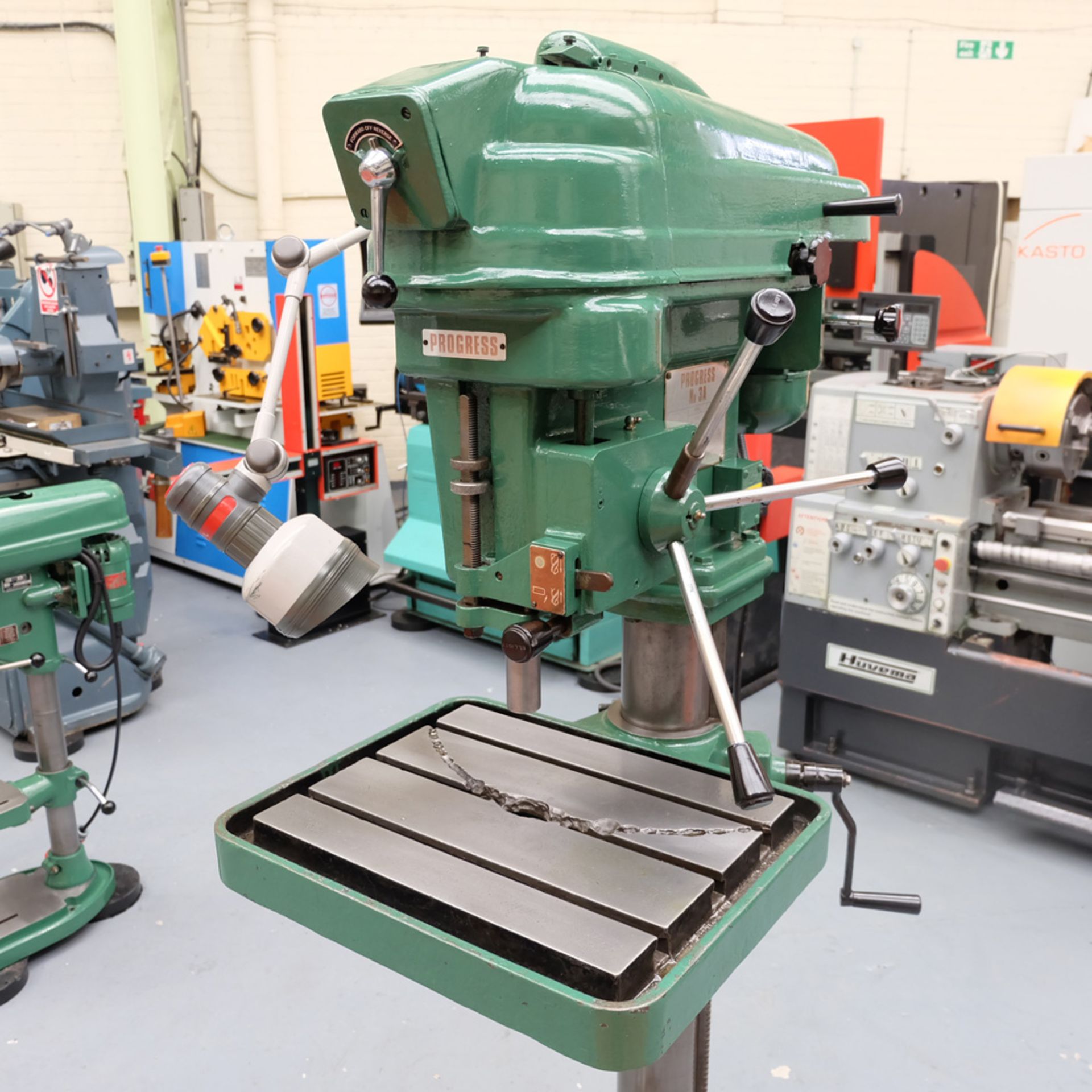 Elliott Progress 3A Heavy Duty Pillar Drill. Spindle Taper No.3 Morse. - Image 2 of 9