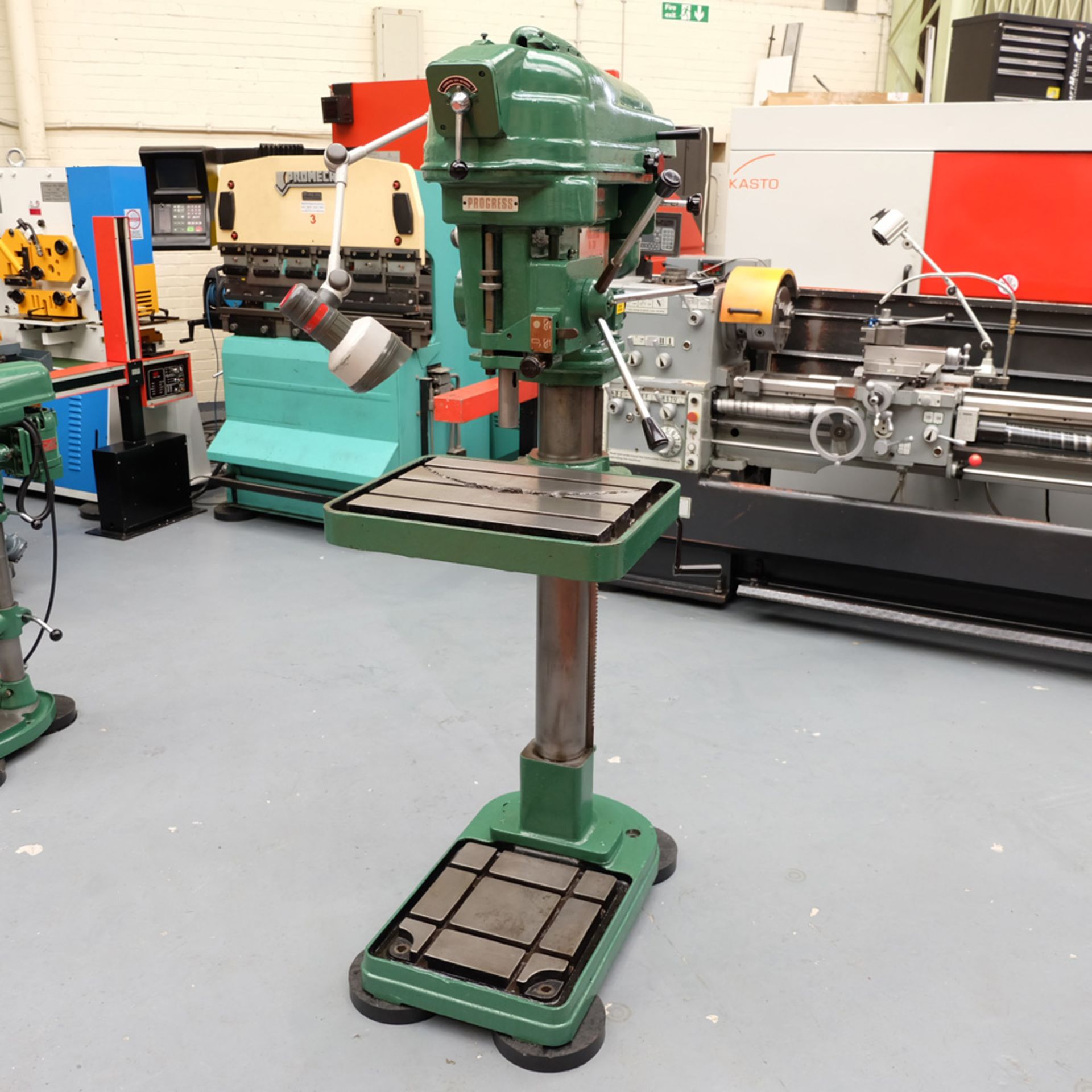 Elliott Progress 3A Heavy Duty Pillar Drill. Spindle Taper No.3 Morse.