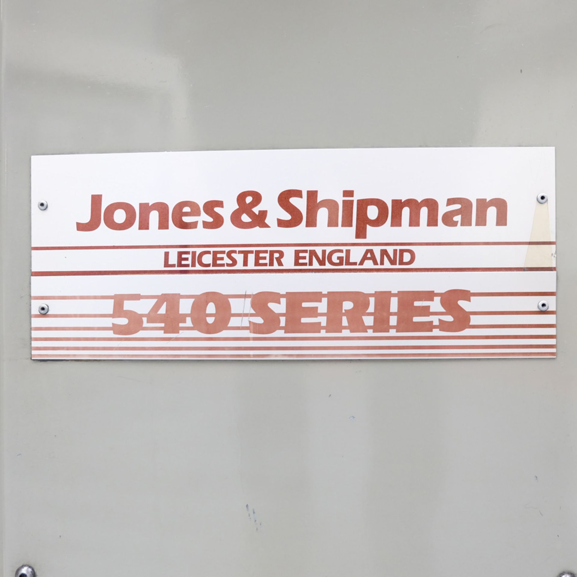Jones & Shipman 540L Long Column Surface Grinder. Capacity 18" x 6". Vertical Movement 16". - Image 7 of 13