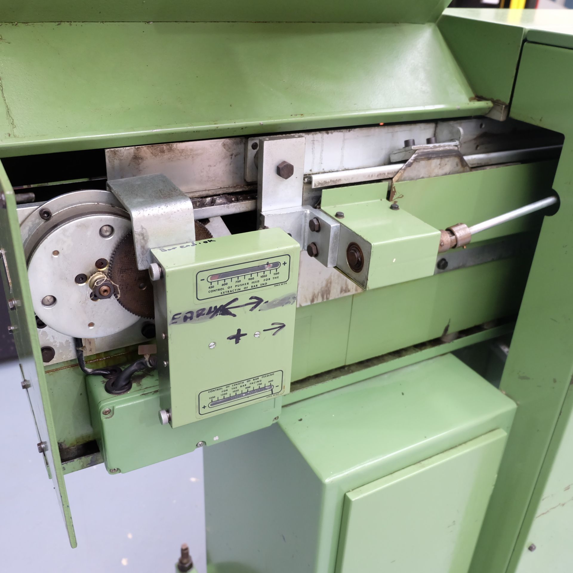 IEMCA Type T560/37CT Automatic Bar Feed. With Magazine P560. - Image 4 of 12