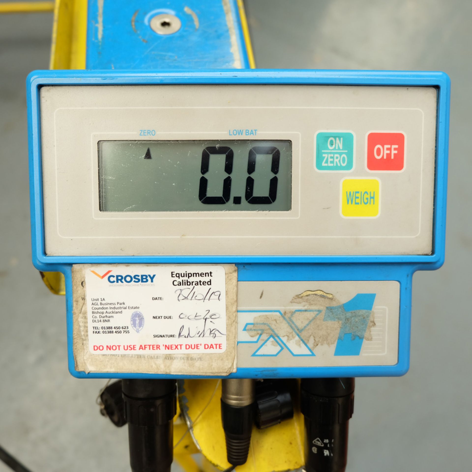 Iconix FX1 Electronic Weighing System. Capacity 2000KG. - Image 2 of 8