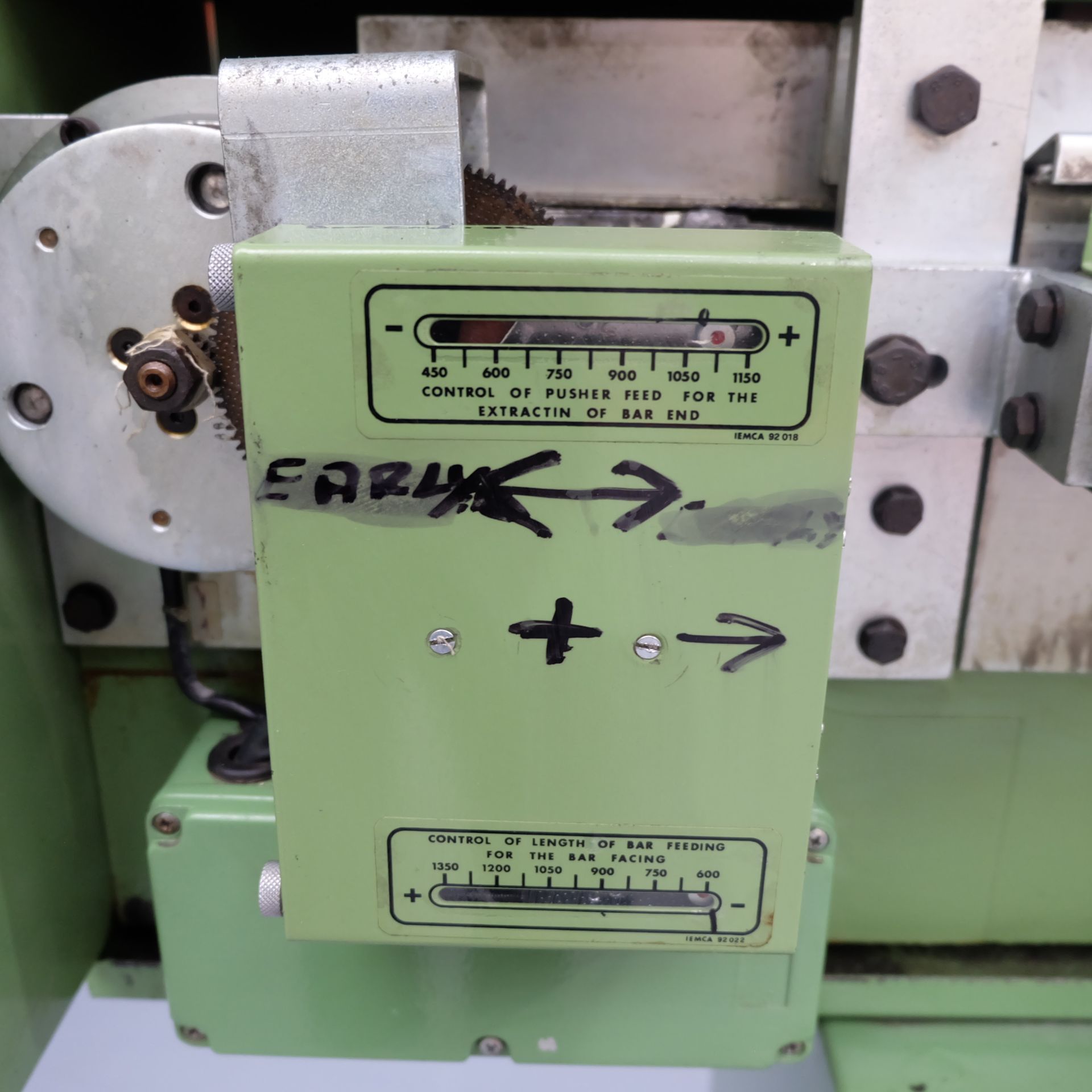 IEMCA Type T560/37CT Automatic Bar Feed. With Magazine P560. - Image 5 of 12