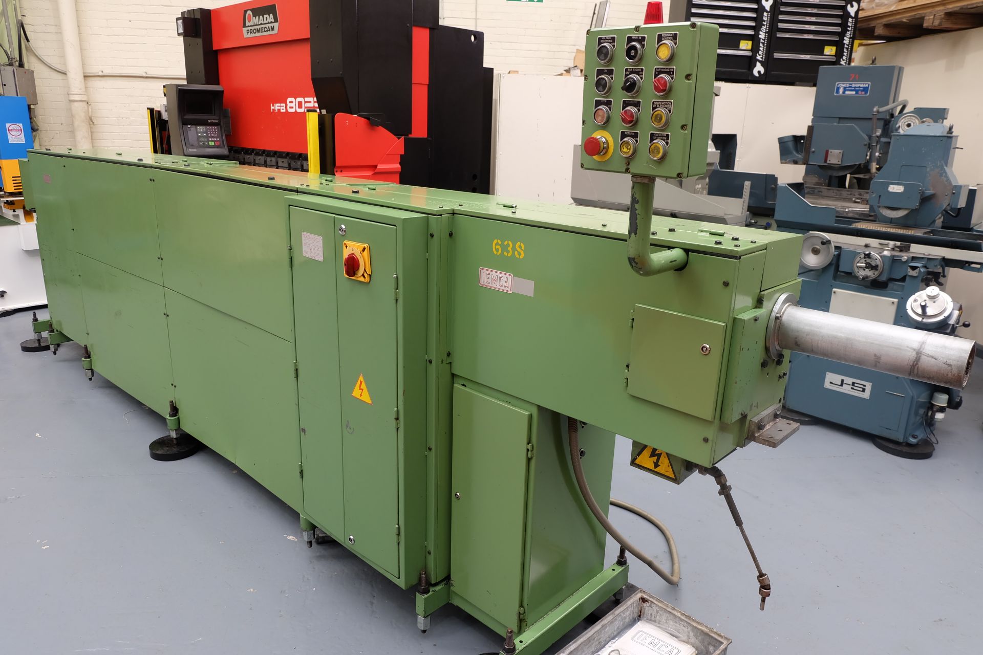 IEMCA Type T560/37CT Automatic Bar Feed. With Magazine P560. - Image 2 of 12