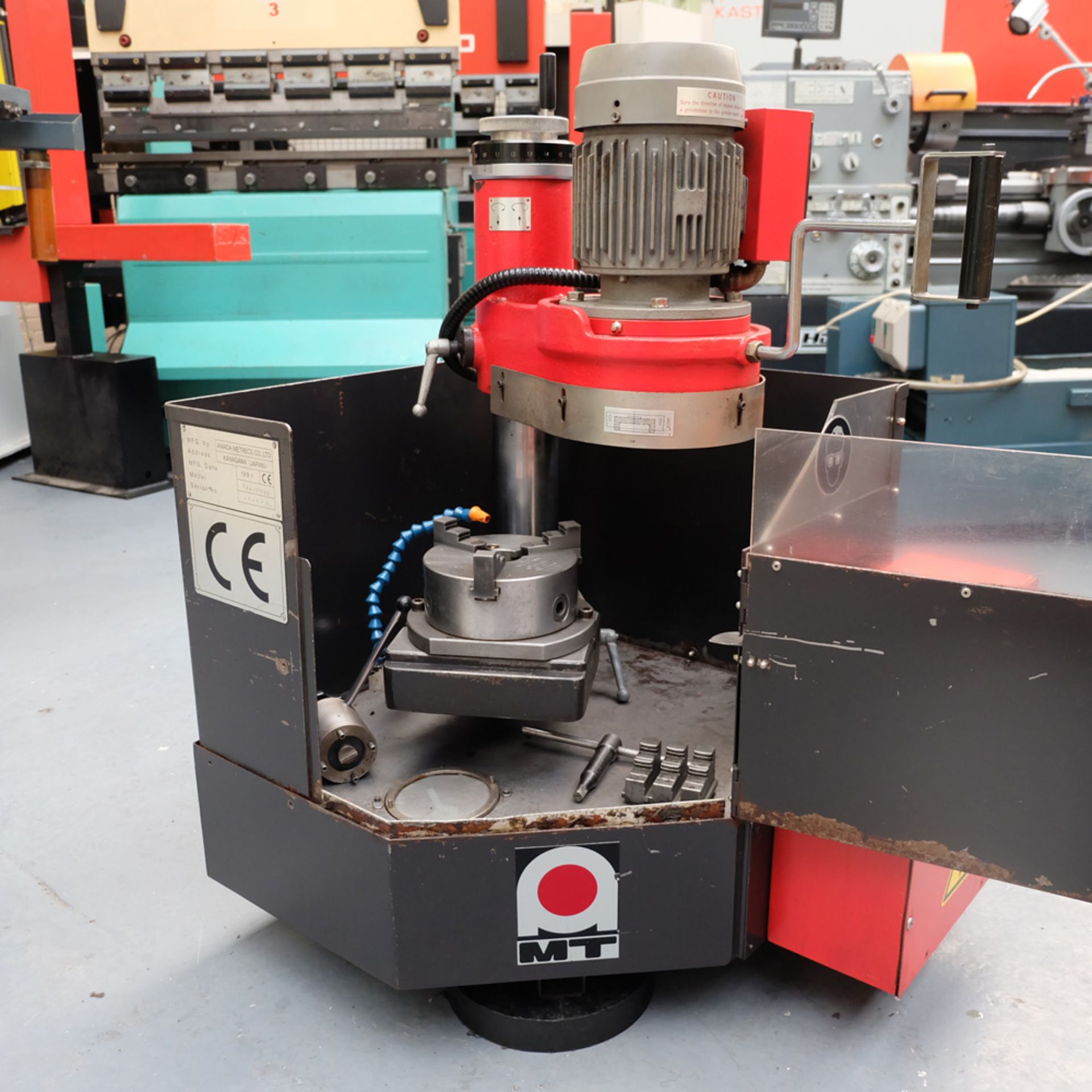 Amada Type TEG-160ES Punch and Die Grinder. 3 Jaw Chuck. Vertical Movement 100mm.